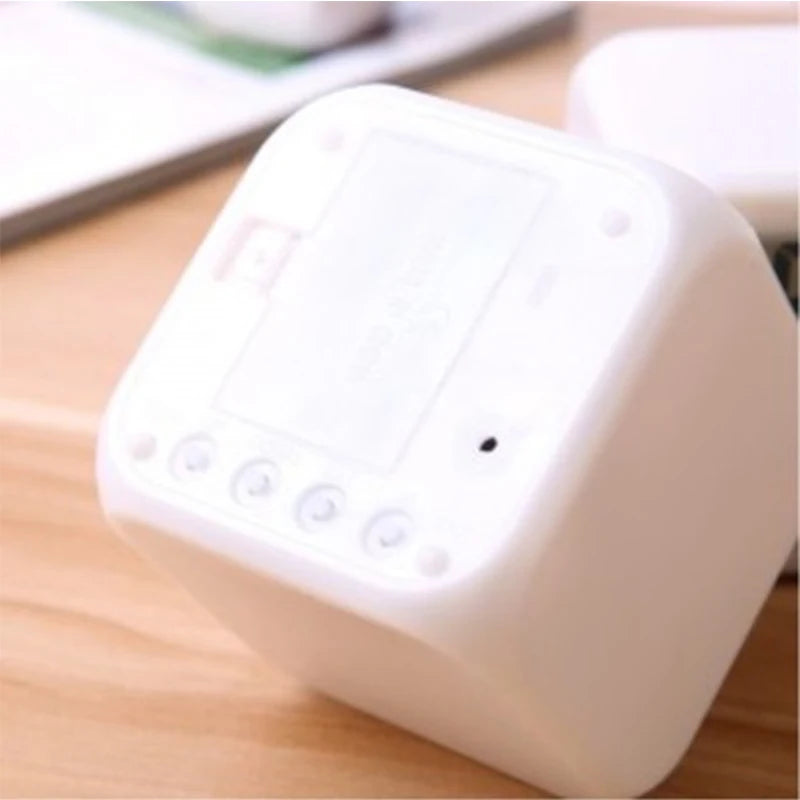 LED Digital Alarm Clock – 7-Color Changing Night Light for Kids & Desk