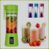 Portable 6-Blade USB Juicer Blender – 380ml Rechargeable (Random color)