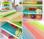 Anti-Slip Fridge Shelf Liner Roll – 45x150cm Spill-Proof, Cut-to-Fit Refrigerator Mat