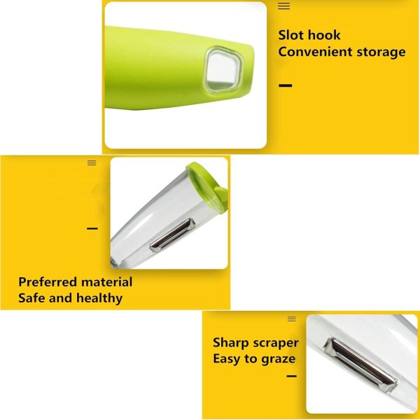 3-in-1 Vegetable Peeler with Storage Box – Random Color