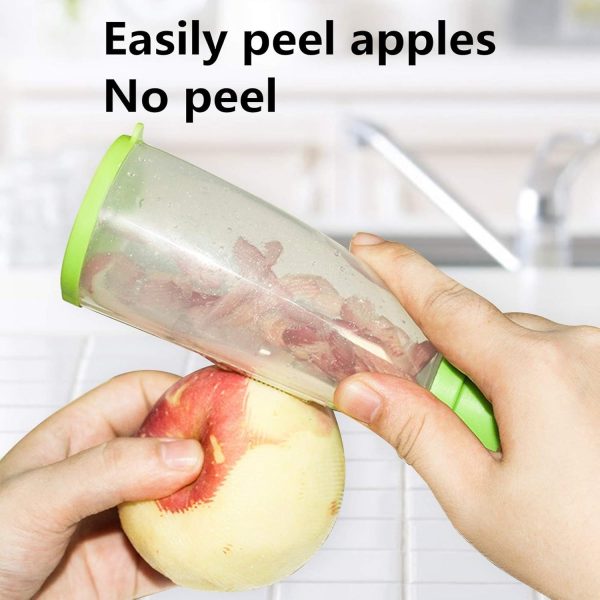 3-in-1 Vegetable Peeler with Storage Box – Random Color