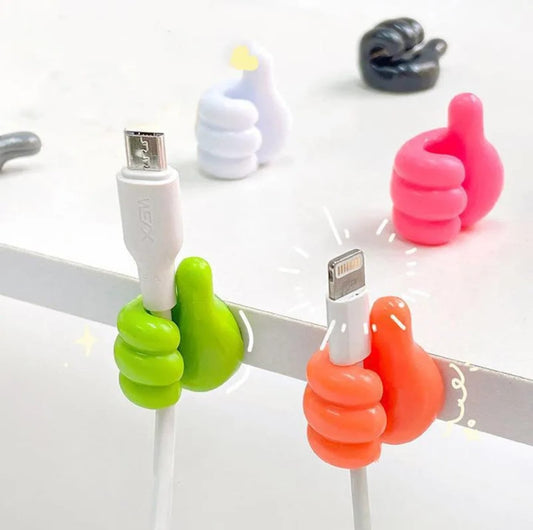Pack of 10 Silicone Thumb Wall Hooks – Creative Key & Decoration Hangers, Strong Adhesive