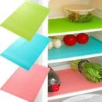 Anti-Slip Fridge Shelf Liner Roll – 45x150cm Spill-Proof, Cut-to-Fit Refrigerator Mat