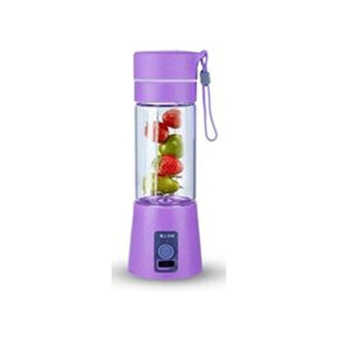 Portable 6-Blade USB Juicer Blender – 380ml Rechargeable (Random color)
