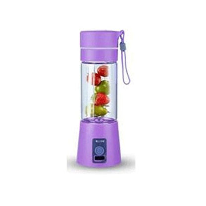 Portable 6-Blade USB Juicer Blender – 380ml Rechargeable (Random color)