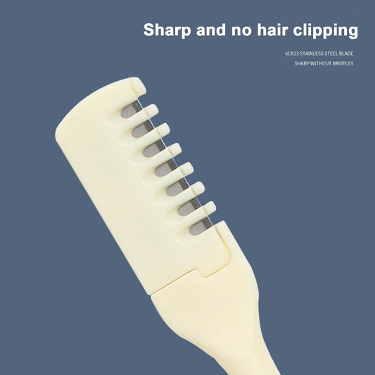 2 Pcs Nose Hair Trimmer Set – 360° Rotating Manual Cutter & Ear Pick, Portable Grooming Tool