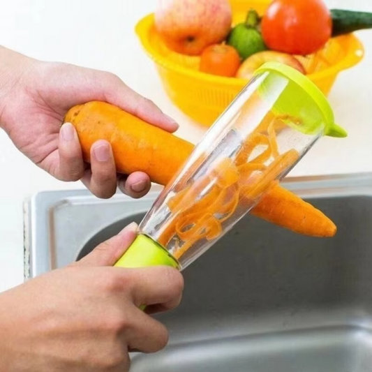 3-in-1 Vegetable Peeler with Storage Box – Random Color